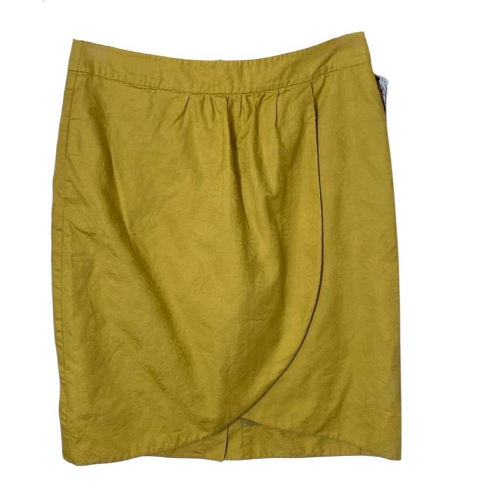 Edme & Esyllte size 2 Mustard Yellow Skirt Front Wrap Style